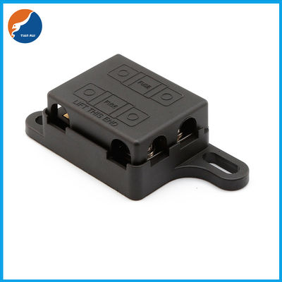 مواد PA مشکی 2 راه 20A تا 200A Car Automotive Mini ANS MIDI جعبه فیوز بلوک نگهدارنده