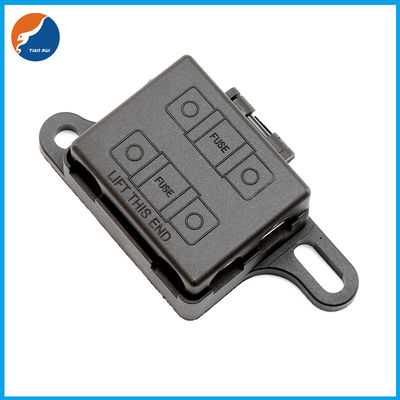 مواد PA مشکی 2 راه 20A تا 200A Car Automotive Mini ANS MIDI جعبه فیوز بلوک نگهدارنده