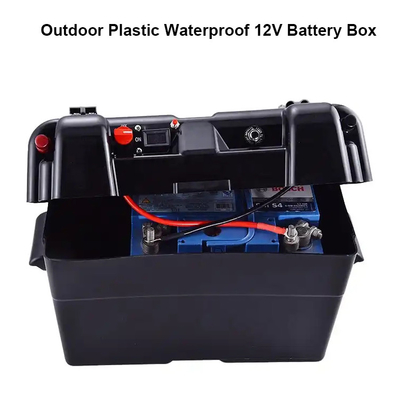جعبه باتری 12 ولتی ضد آب در فضای باز برای کمپینگ قایق RV خودروی دریایی و تریلر مسافرتی