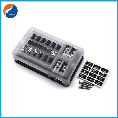 دارنده جعبه فیوز تیغه فیوز تیغه جعبه فیوز تیغه 12 ولت با نشانگر LED محافظت در برابر گرد و غبار