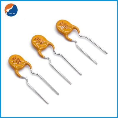 Yellow 2 PIN Polyswitch PPTC Resettable Fuse 16V 5 AMP Self Recovery